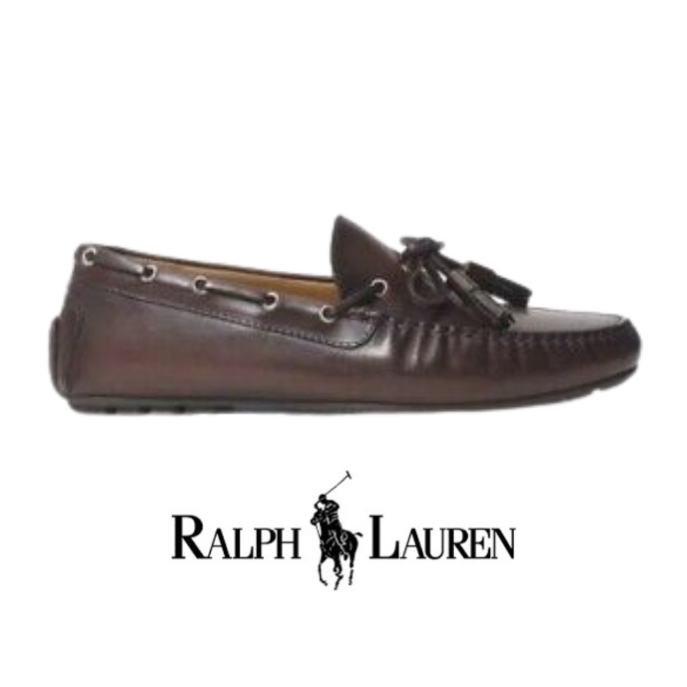 Ralph Lauren Purple Label Harold Calfskin Tassel Driver - Men’s Size 8.5